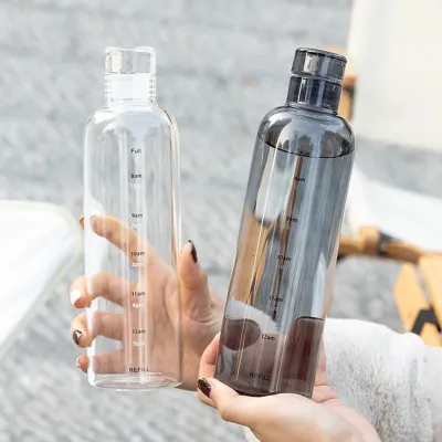 500 ML Glass Water Bottle with Silicone seal Lid